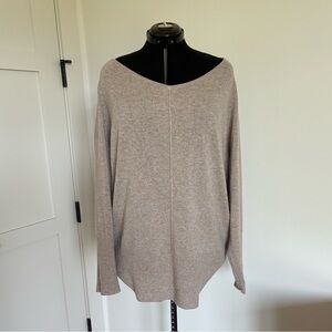 Athleta Light Beige Cashmere Top